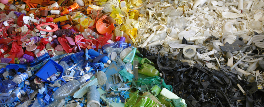 colourwheel of plastic rubbish