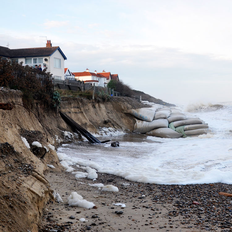 cliff erosion